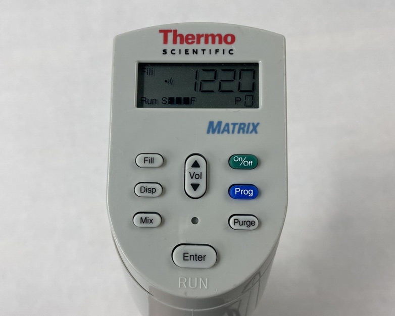 Lot of 4 Thermo Scientific Matrix 1250 uL 8-Channel Electronic Pipette
