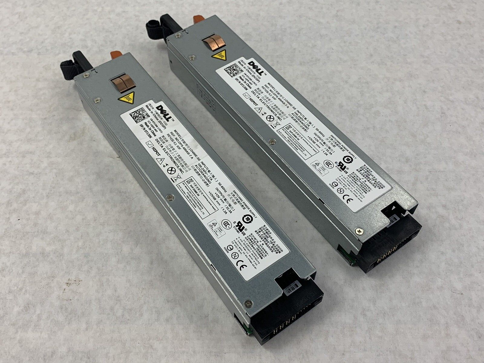 Lot of 2 Dell D400E-S0 Power Supply 32.3A 60Hz 240V 0T130K
