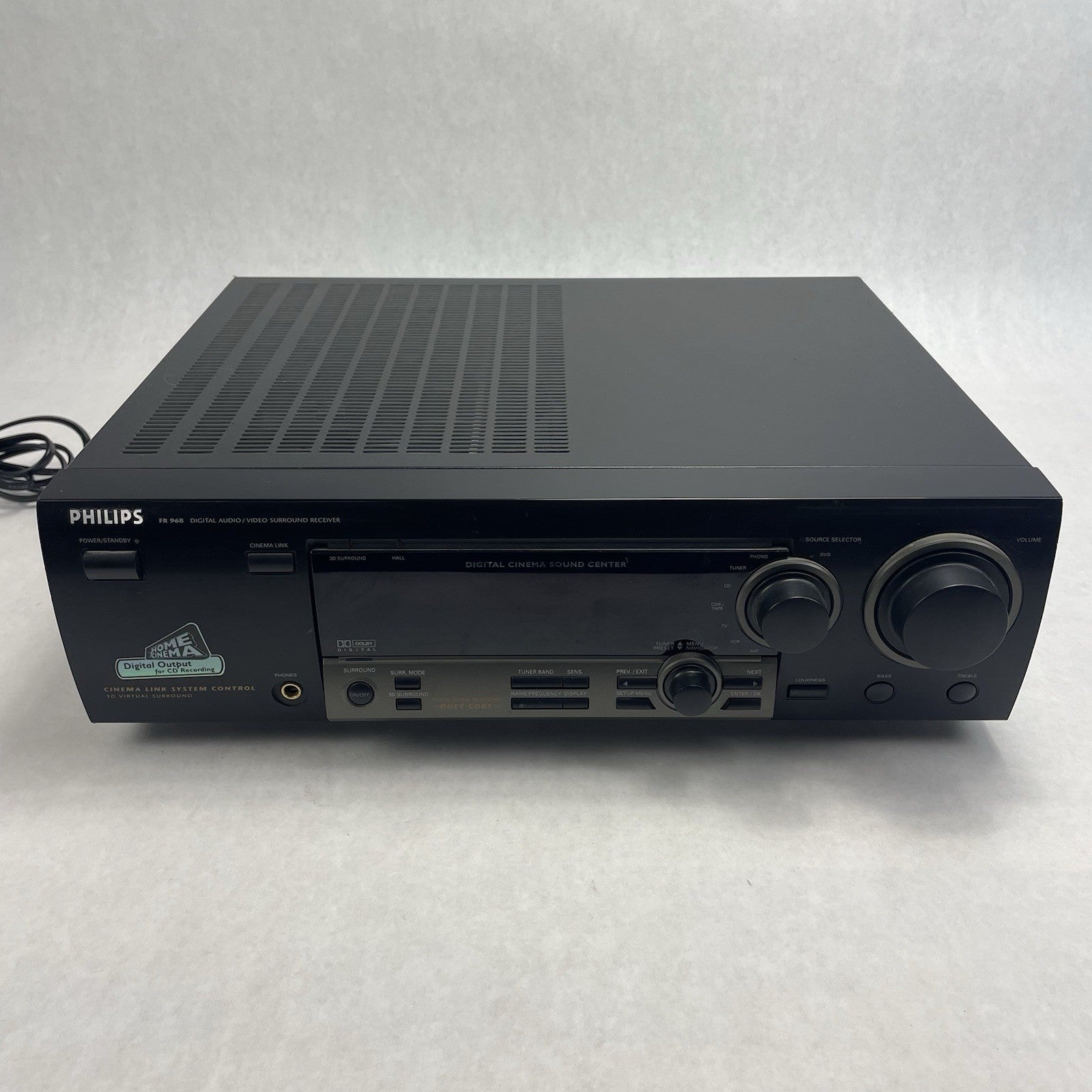 Philips FR968/17 Digital Audio/Video 100W 5.1-Ch Surround Stereo Receiver