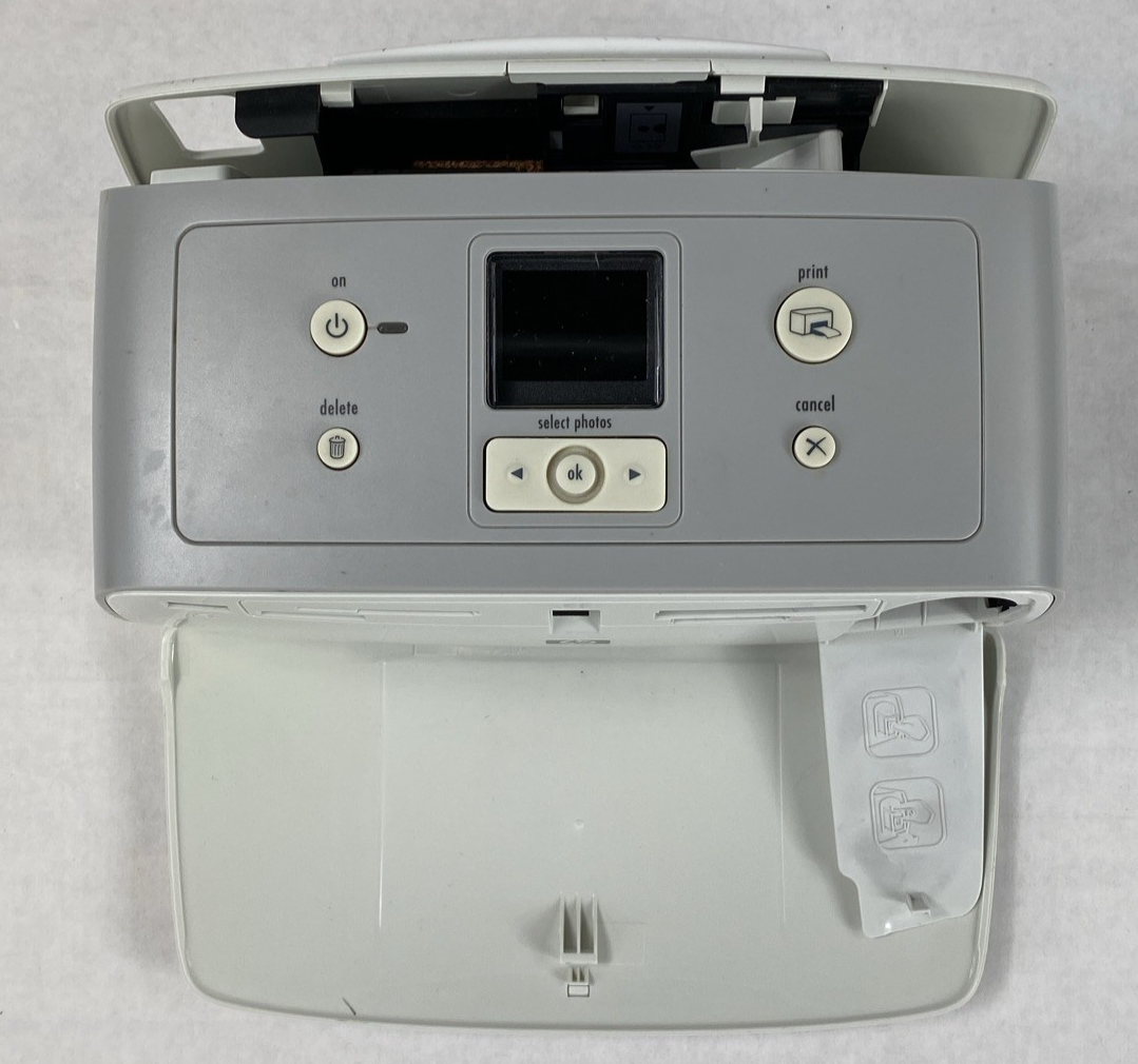 HP Photosmart 325 Digital Photo Inkjet Printer No Power Cord Untested