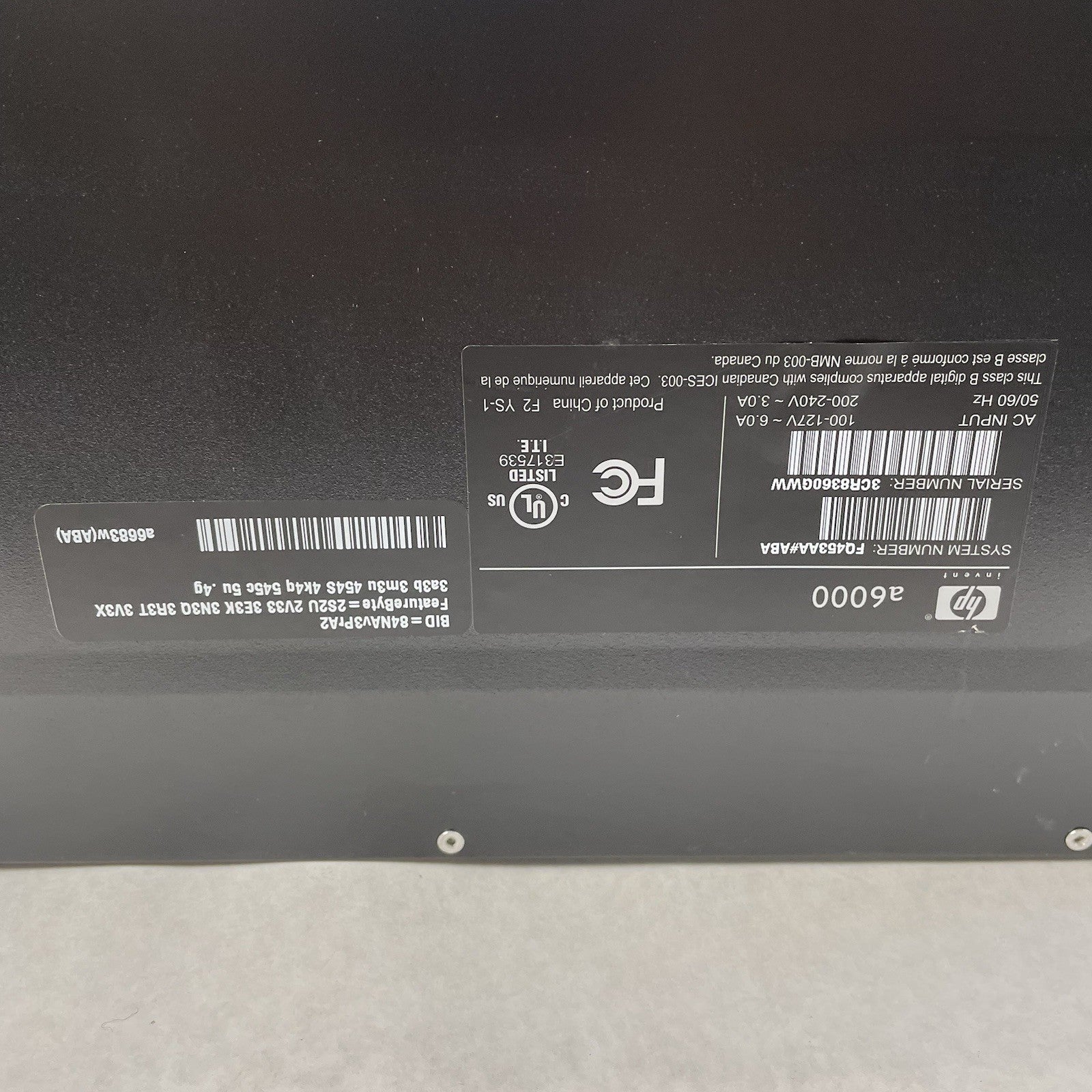 HP Pavilion A6683W AMD Sempron 2200 2.0 GHz 2 GB Ram No HDD No OS
