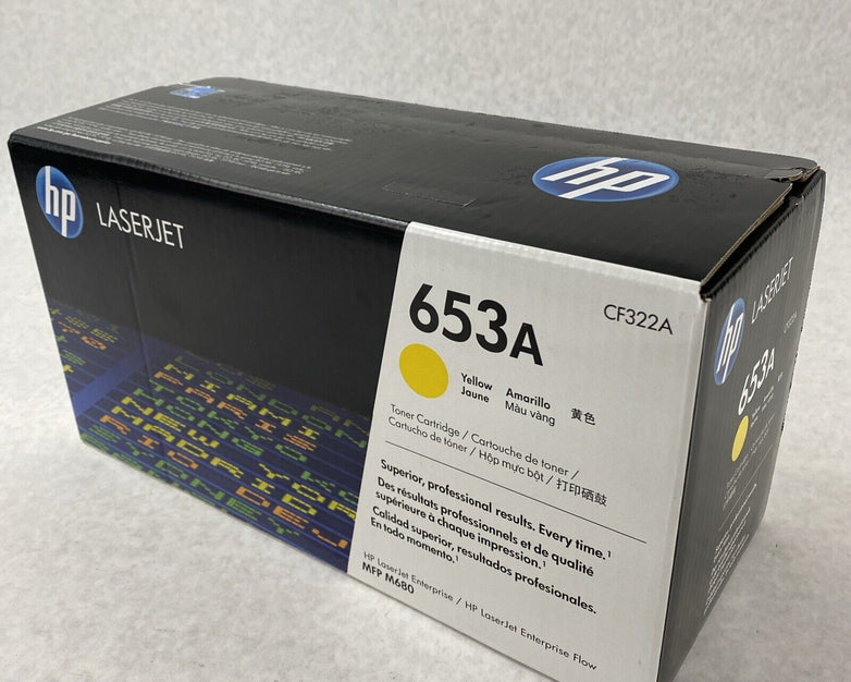 HP CF322A 653A 8345B001 Yellow Toner Cartridge Genuine OEM 2023
