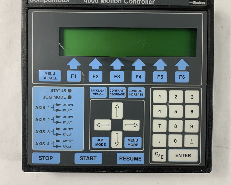 Parker Compumotor 4000 CP4000 Motion Controller Control Panel - Parts or Repair