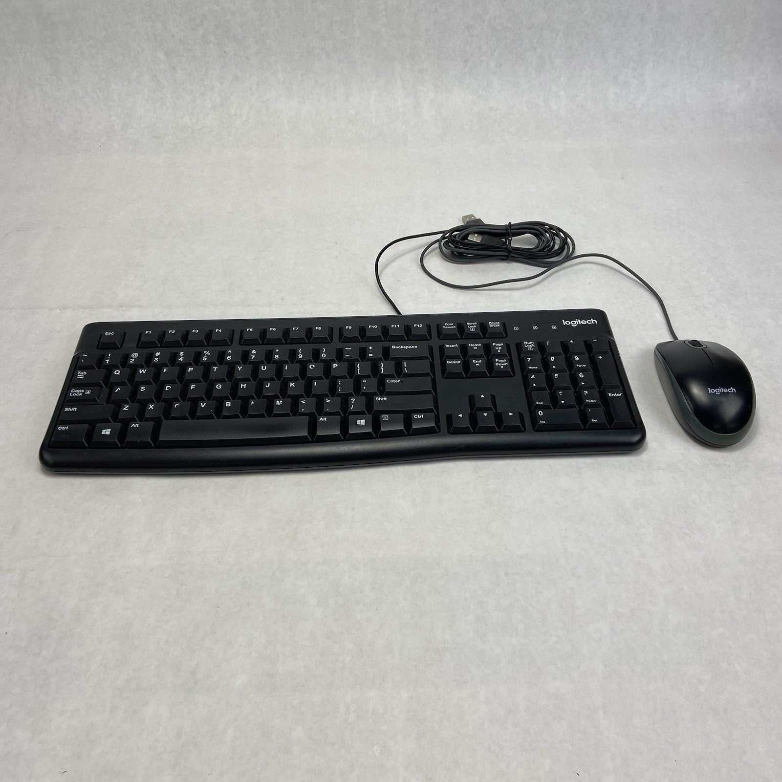 Logitech MK120 Wired Keyboard and Mouse Combo Lot of 15