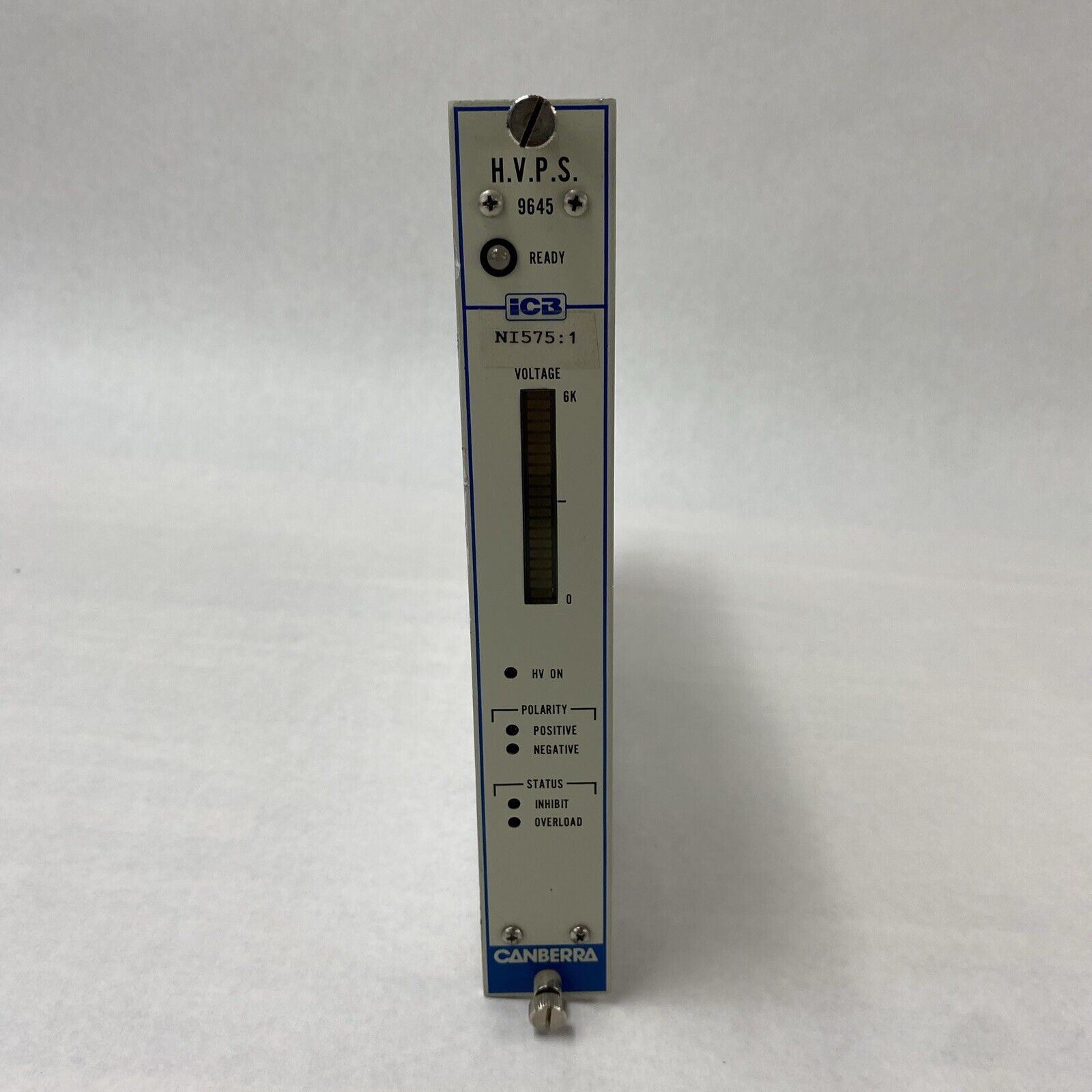 Canberra 9645 ICB HV Power Supply Nim Module