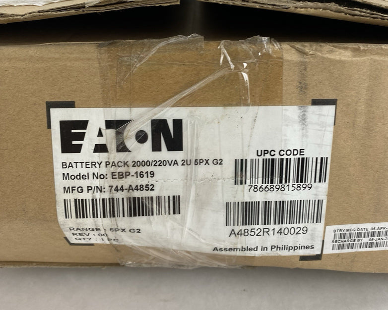 Eaton EBP-1619 Internal Replacement Battery Assembly