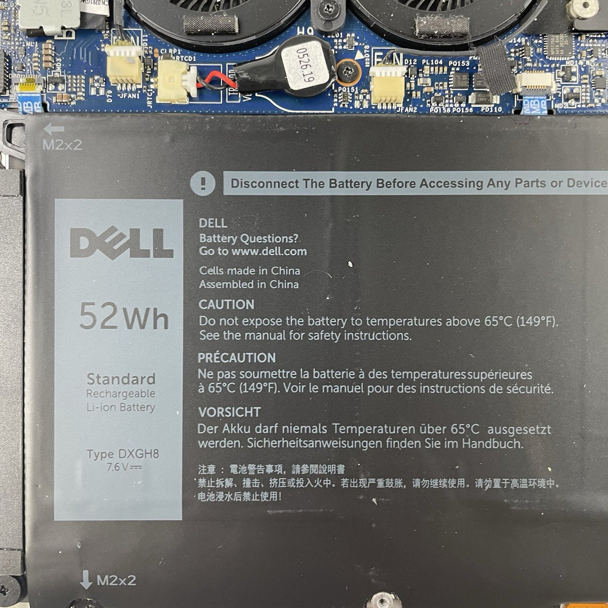 Dell XPS 13 9380 13.3" i5-8265U 1.60 GHz 8 GB RAM No SSD/OS/OS/AC19