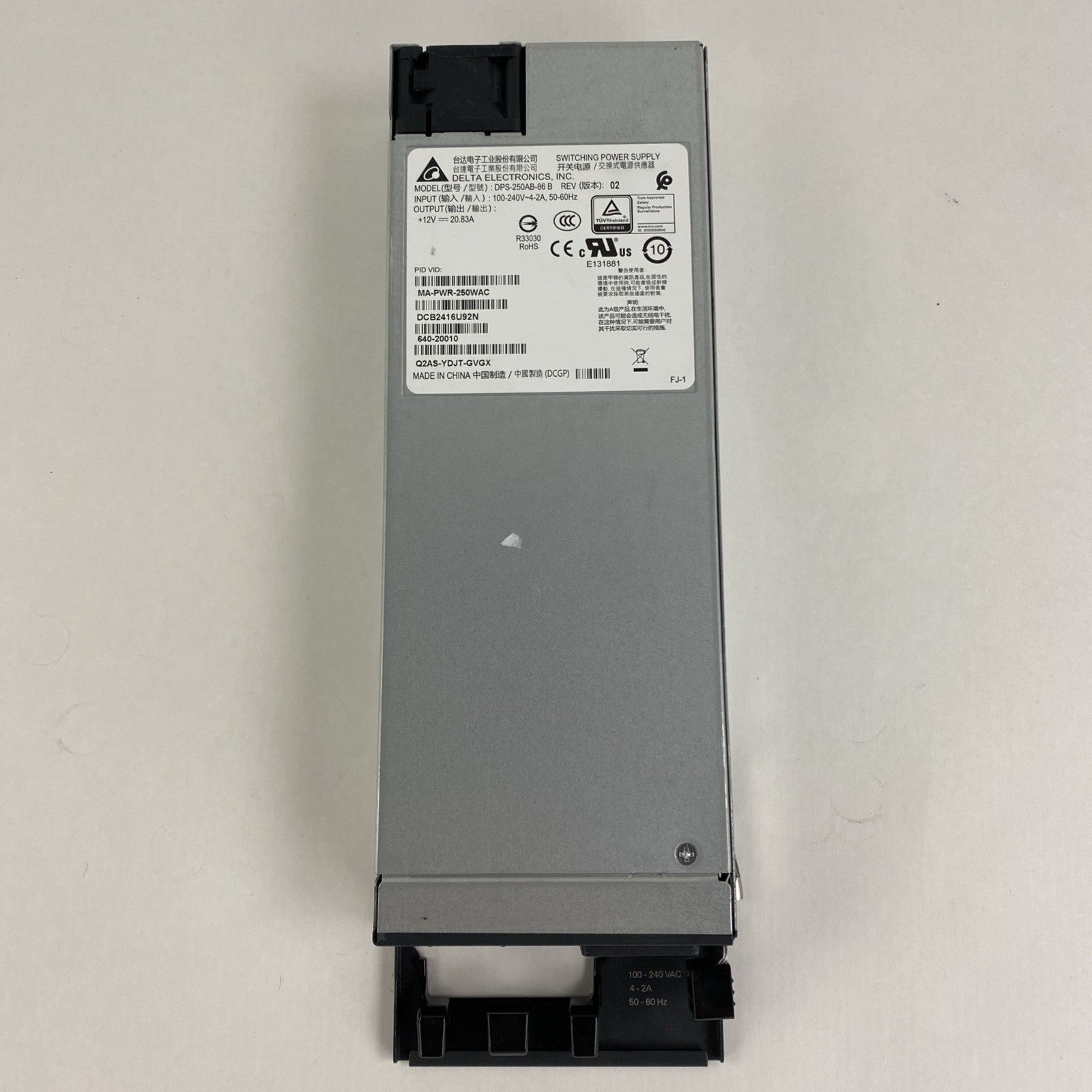 Delta Electronics DPS-250AB-86 B REV 02 Switching Power Supply2