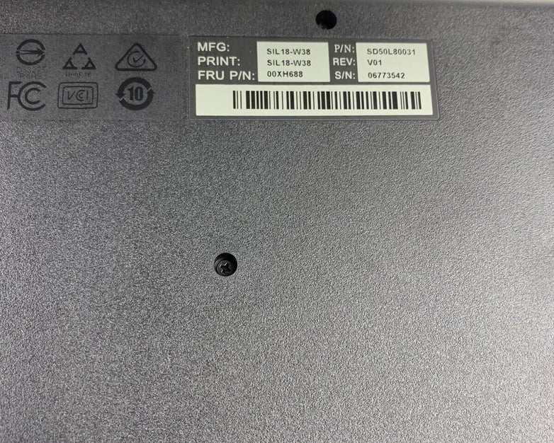 Lenovo SK-8827 Wired Keyboard SD50L80031