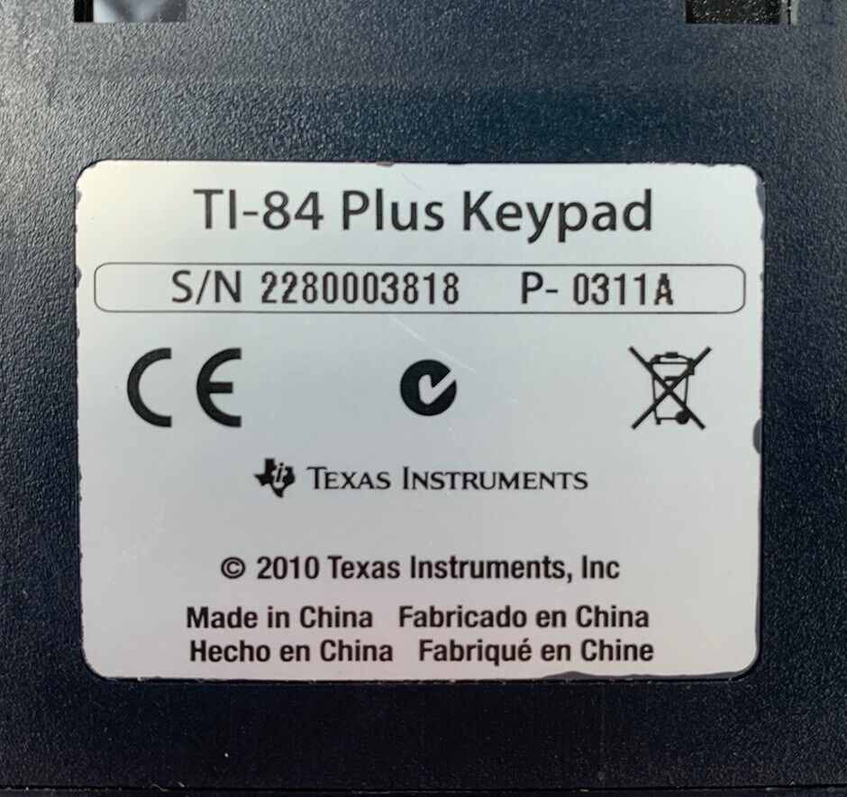 Texas Instruments P-0311A TI-84 Plus Keypad for TI-Nspire Clickpad (Lot of 5)