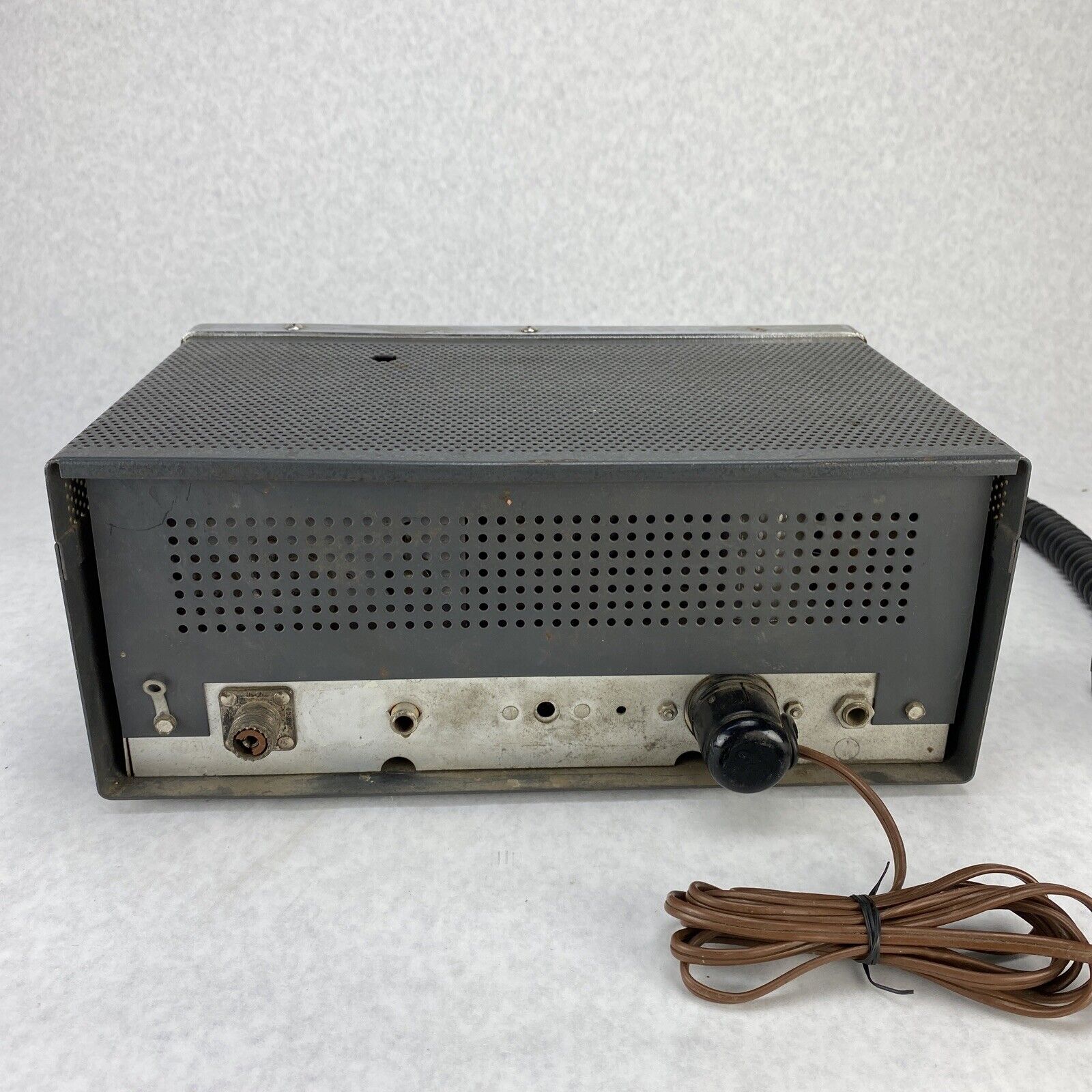 USL Contact 8 Vintage 23-Channel CB Transceiver Radio w/ Mic & Power Cord