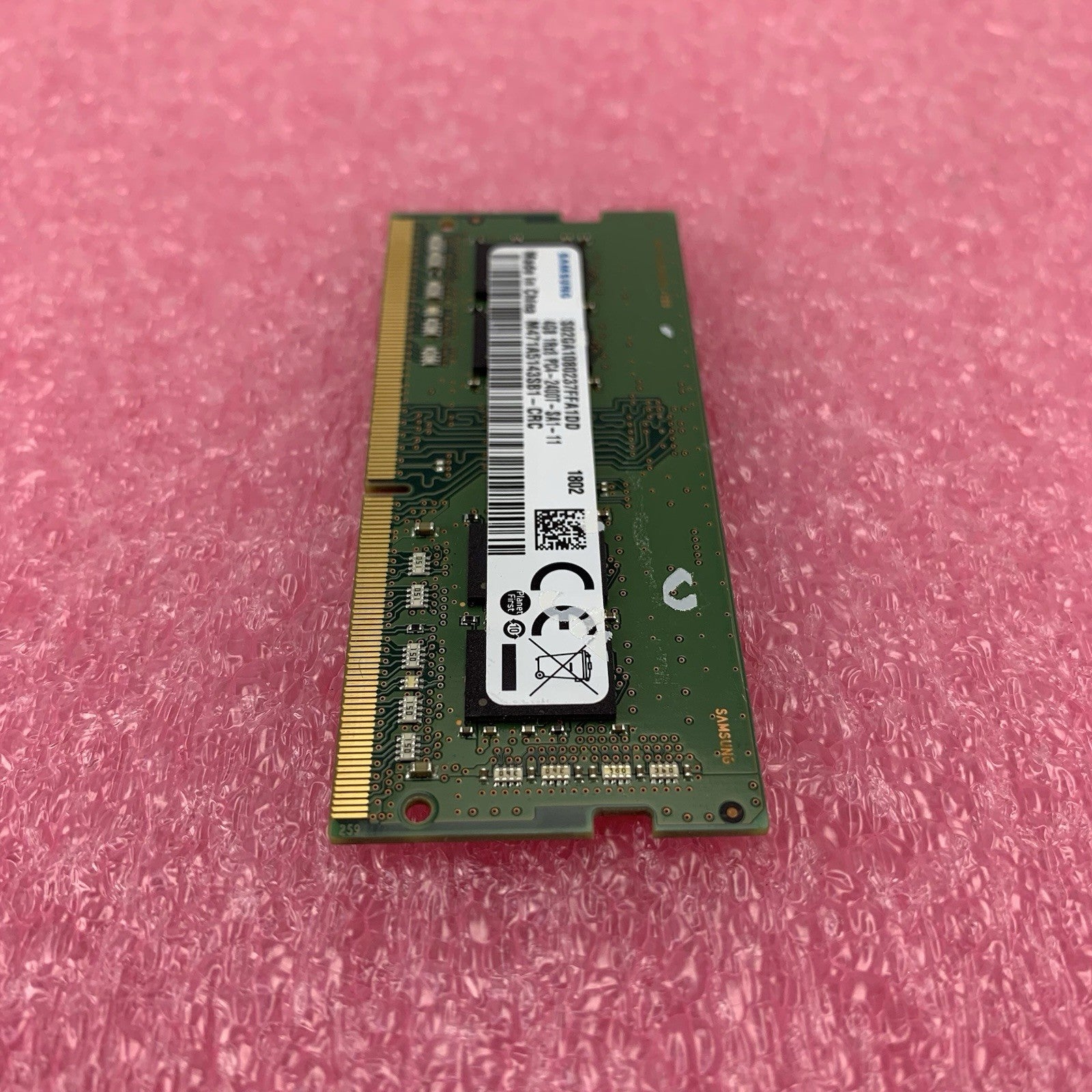 Samsung M471A5143SB1-CRC PC4-2400T-SA1-11 4GB 1Rx8 Desktop Memory RAM Lot of 22