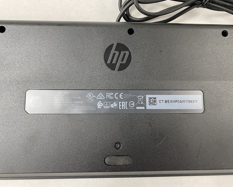 Lot of 3 HP PH0U USB Slim Keyboard Tested