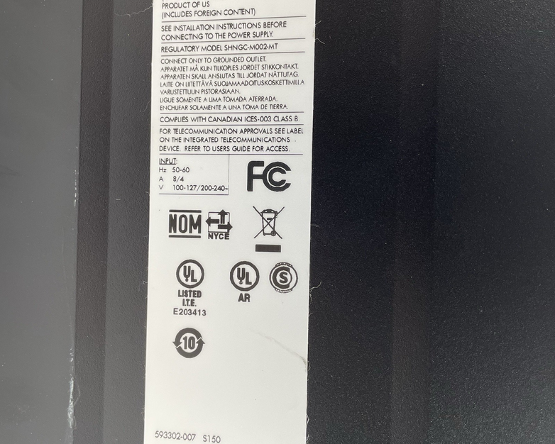 HP Pro 3005 MT AMD Athlon 2 X2 250 3.00 GHz 2 GB RAM No HDD/OS