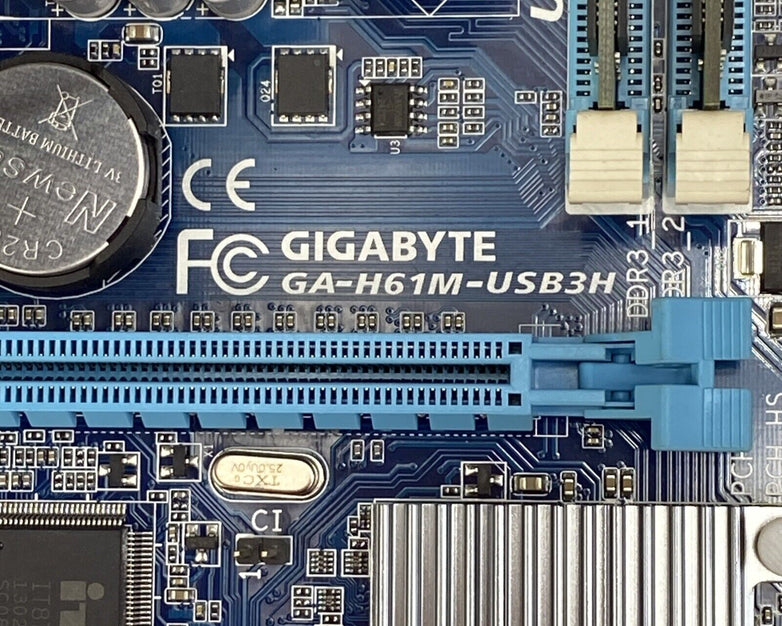 Gigabyte H61M-USB3H Motherboard Intel Core i7-3770 3.4GHz 16GB RAM w/ I/O Shield