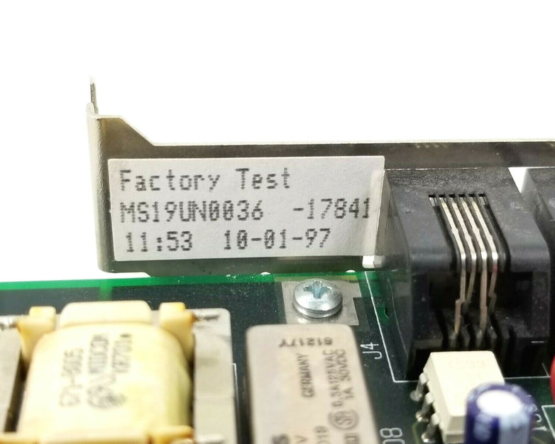 Teleco VP4EII-A MS19UN0036 17841 8-BIT ISA Card