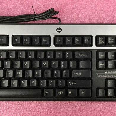 HP KU-0316 USB Wired 104-Key Layout Keyboard 434821002 (Lot of 3)