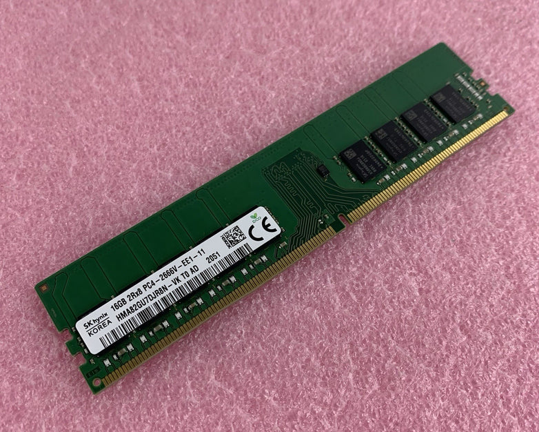 SK Hynix HMA82GU7DJR8N-VK 16 GB DDR4 2666V PC4 ECC UDIMM Server Memory Ram
