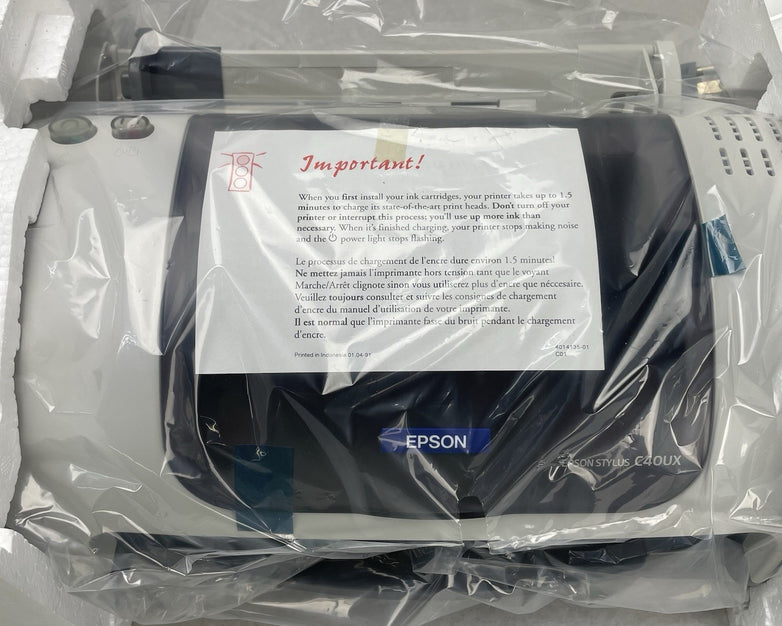 Epson Stylus C40UX Inkjet Printer Open Box
