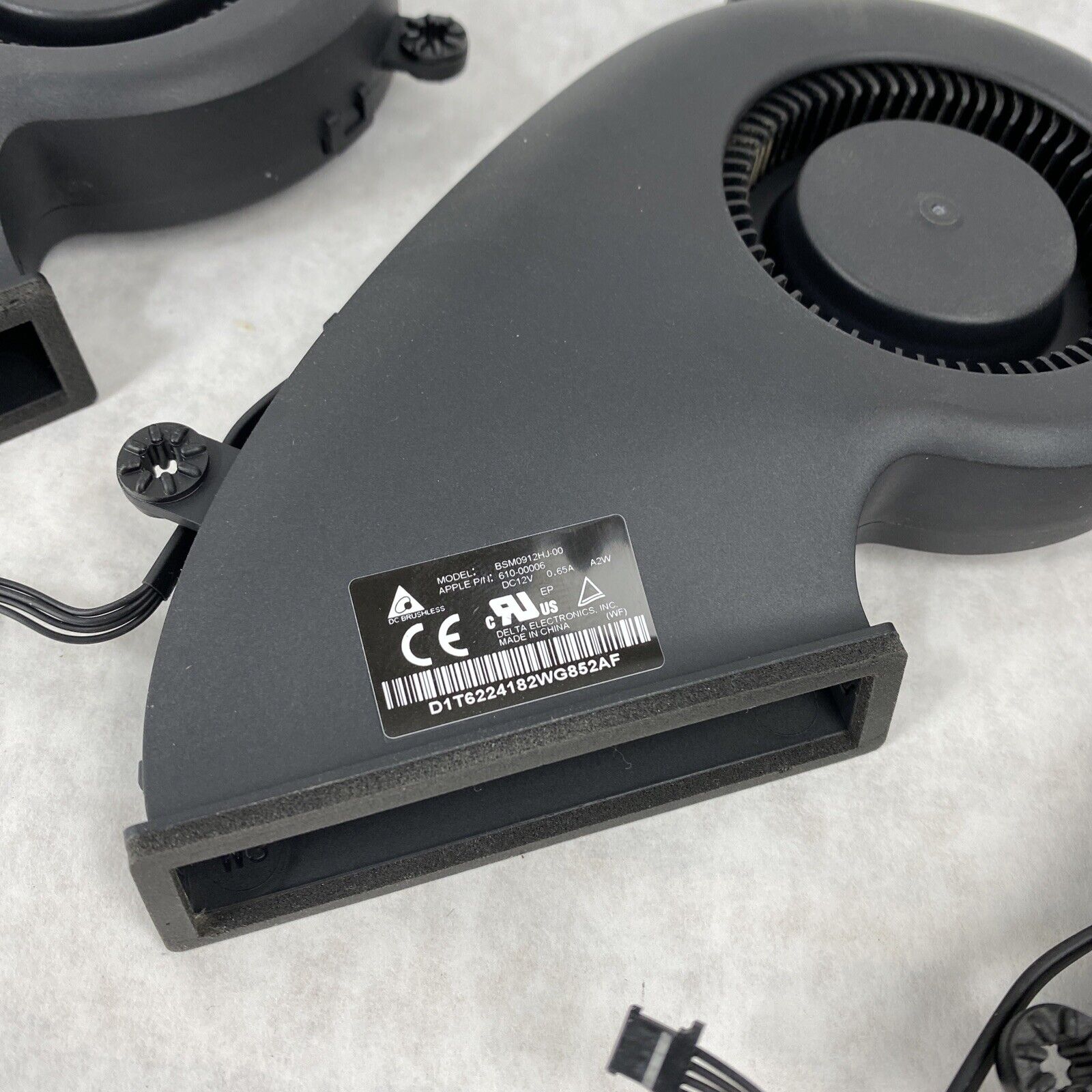 Lot( 3 ) Apple 610-00006 BSM0912HJ-00 12V 0.65A CPU HSF Cooling Fan from A1418