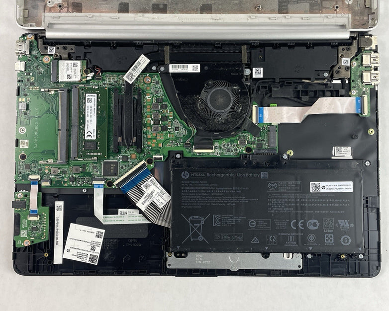 HP 15-dy1051WM 15.6" i5-1035G1 1.00 GHz 8 GB RAM No SSD/OS/AC - Bad Bottom