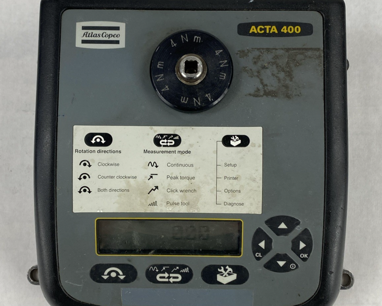 Atlas Copco ACTA 400 TT 4-06 Torque Measurement