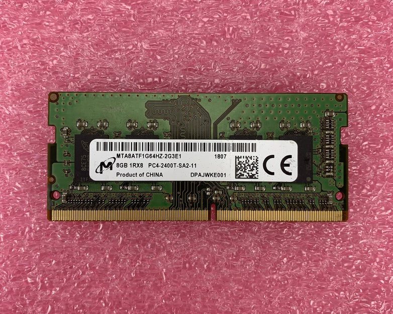 Micron MTA8ATF1G64HZ-2G3E1 PC4-2400T-SA2-11 8GB 1Rx8 Desktop Memory RAM