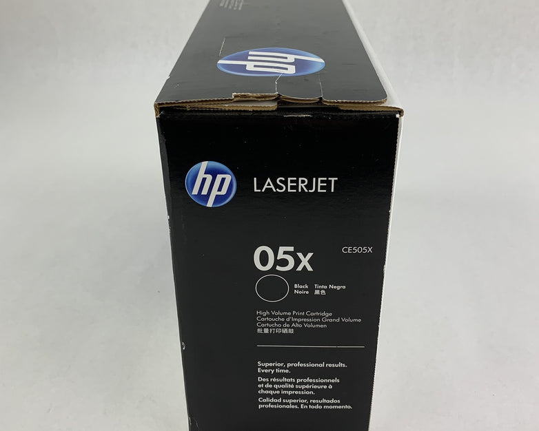 HP CE505X Laserjet Toner 05X Black Toner Cartridge OEM Box Sealed New
