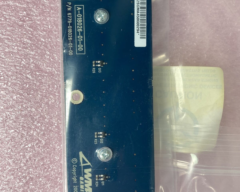 WMS 6779-018026-01-00 BB1 20 Line 5 Digit 7 sec Display Board b