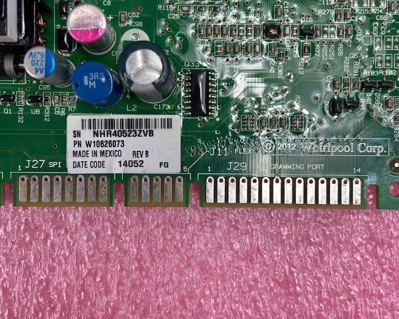 Whirlpool Corp W10626073 REV B Washer Main Control Board