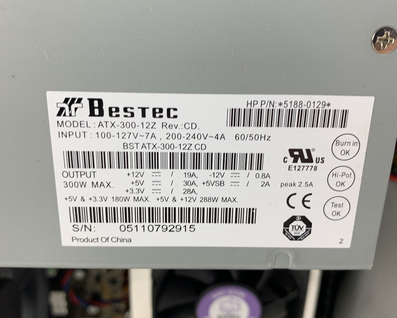 HP Pavilion A1330n Computer AMD Athlon 64 3800+ 2.4 GHz 1 GB Ram No OS No HDD