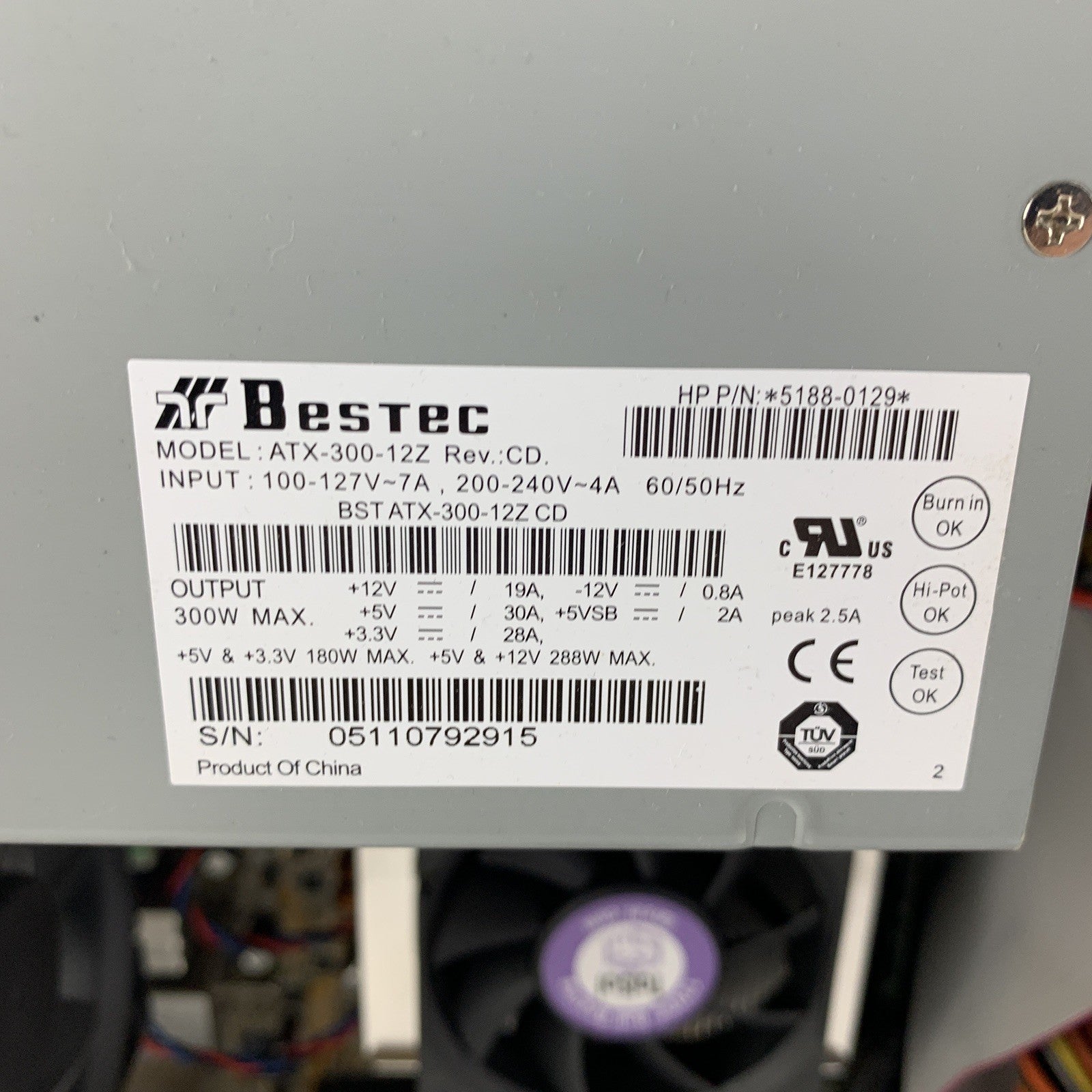 HP Pavilion A1330n Computer AMD Athlon 64 3800+ 2.4 GHz 1 GB Ram No OS No HDD