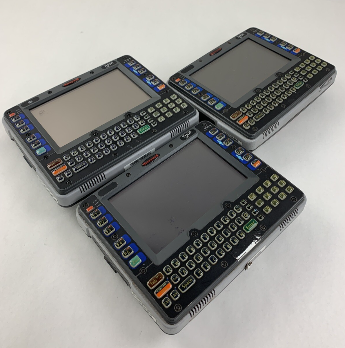 Honeywell Thor VM1C Mount Computer Bad Screens No Dock No OS No Flash Lot of 3