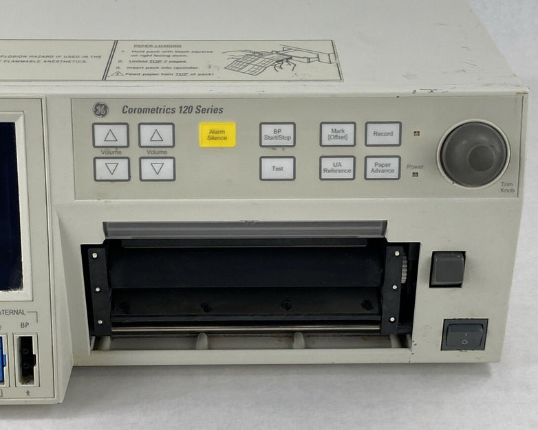 GE 0129 Corometrics 120 Series Maternal Fetal Monitor