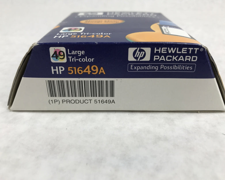 HP 49 Large Tri-Color Ink Cartridge HP 51649A - Expired