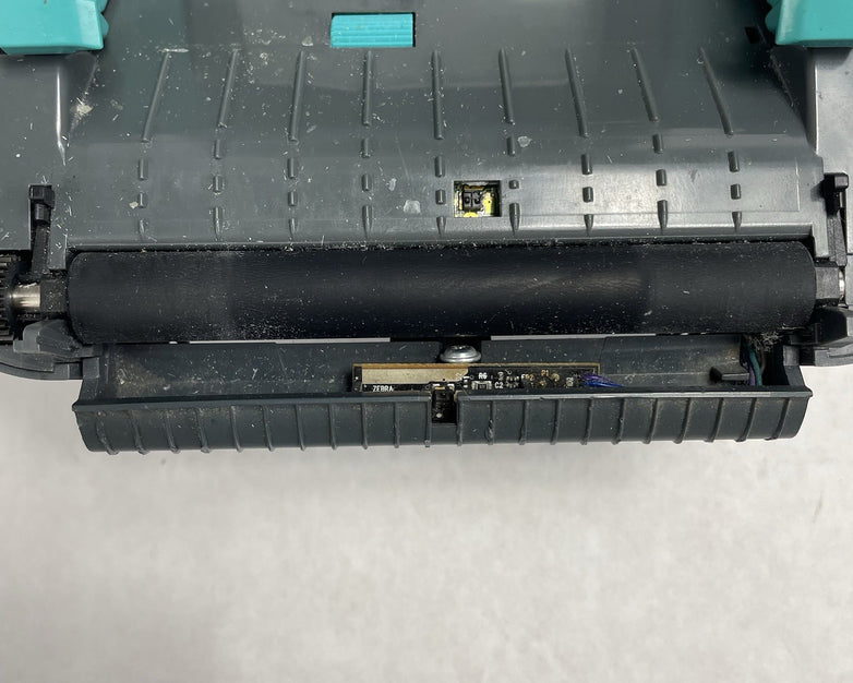 Zebra GX420t USB Thermal Transfer Label Printer Tested Missing Back Panel