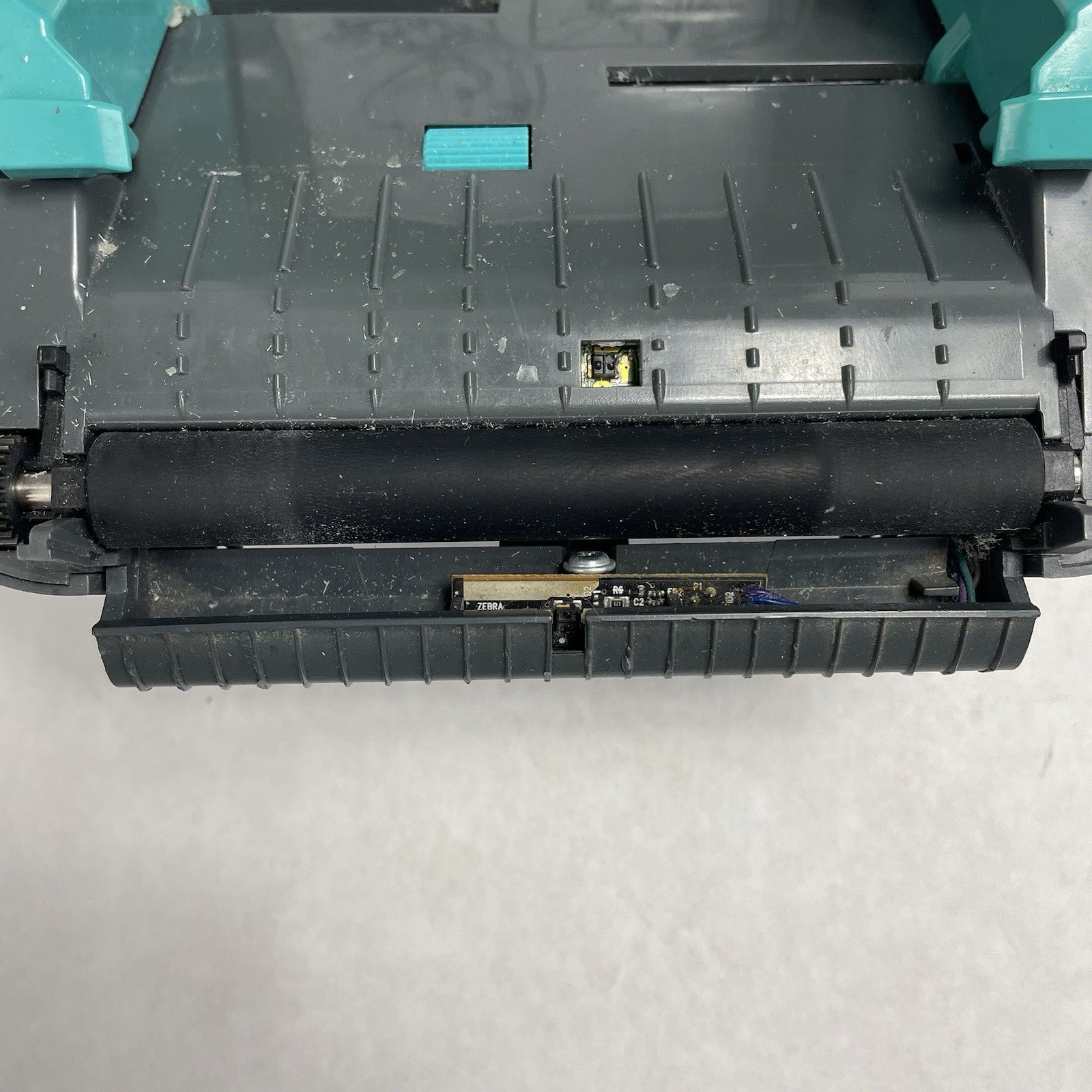 Zebra GX420t USB Thermal Transfer Label Printer Tested Missing Back Panel