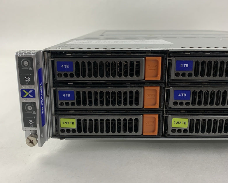 Nutanix NXS2U4NL12G600 12x 3.5" HDD Bay 4x Node Barebones Server 2x PSU
