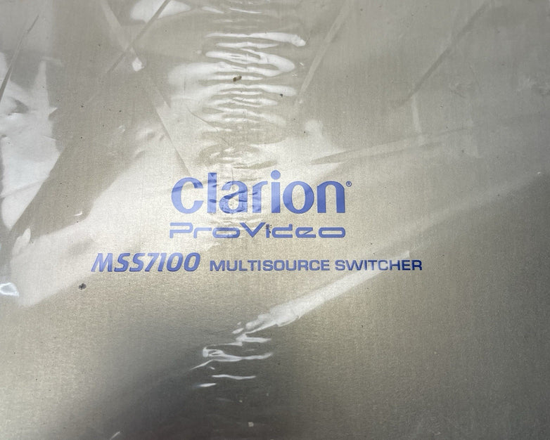 NOS Clarion Provideo MSS7100 Multi Source Switcher Untested Open Box