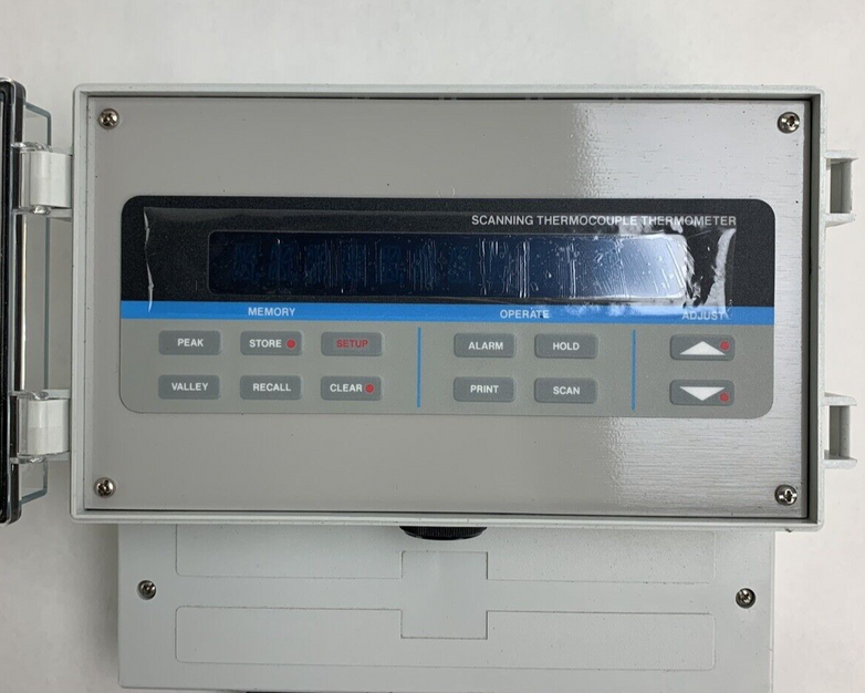 Barnant Scanning Thermocouple Thermometer 692-8110 Power Tested