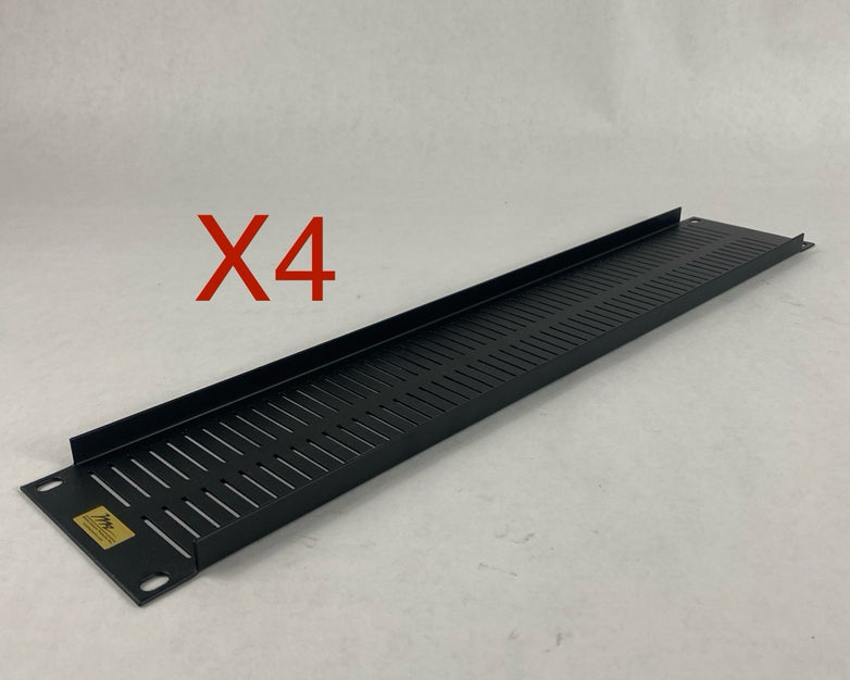 Middle Atlantic EVT2 2U 2 Space Vent Panel Lot of 4