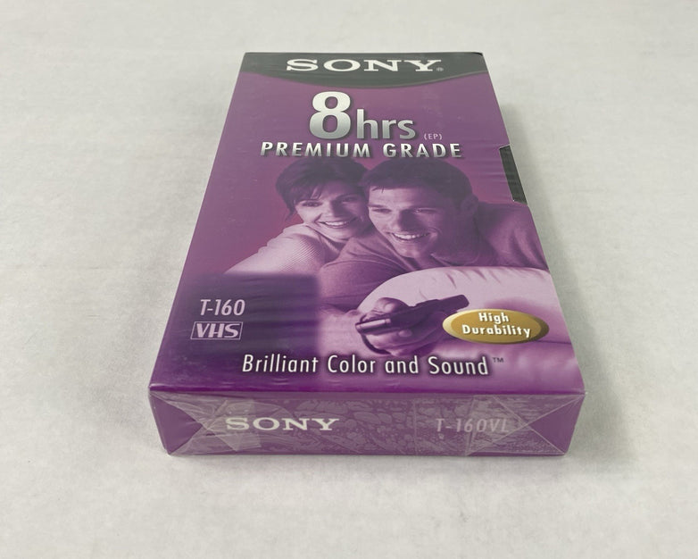 Sony T-160 8hrs Premium Grade VHS Video Cassette Brand New (Lot of 10)