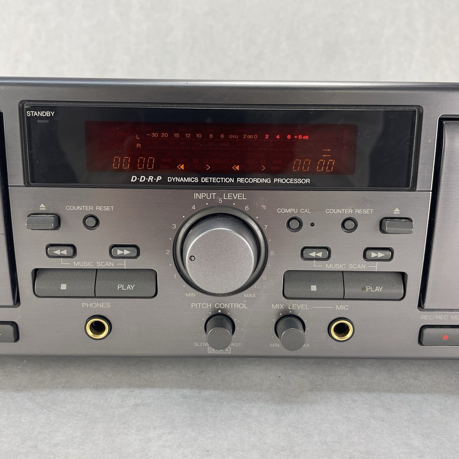 Vintage JVC TD-W317 Double Dual Cassette Deck For Parts