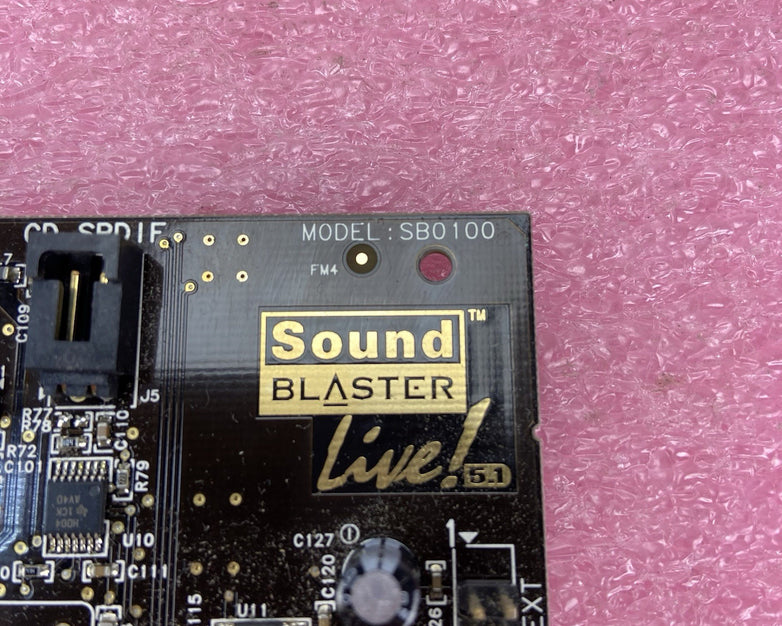 Creative Labs Sound Blaster Live! 5.1 SB0100 PCI Audio Card