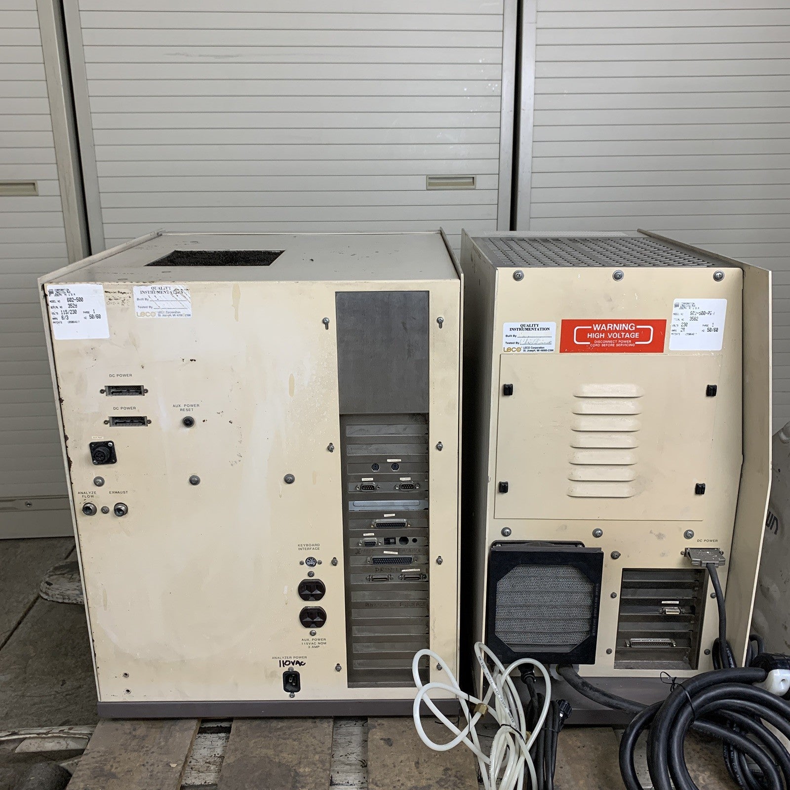 Leco Corp. SC-444 Carbon and Sulfur Analyzer /w 602-500 Furnace No HDD
