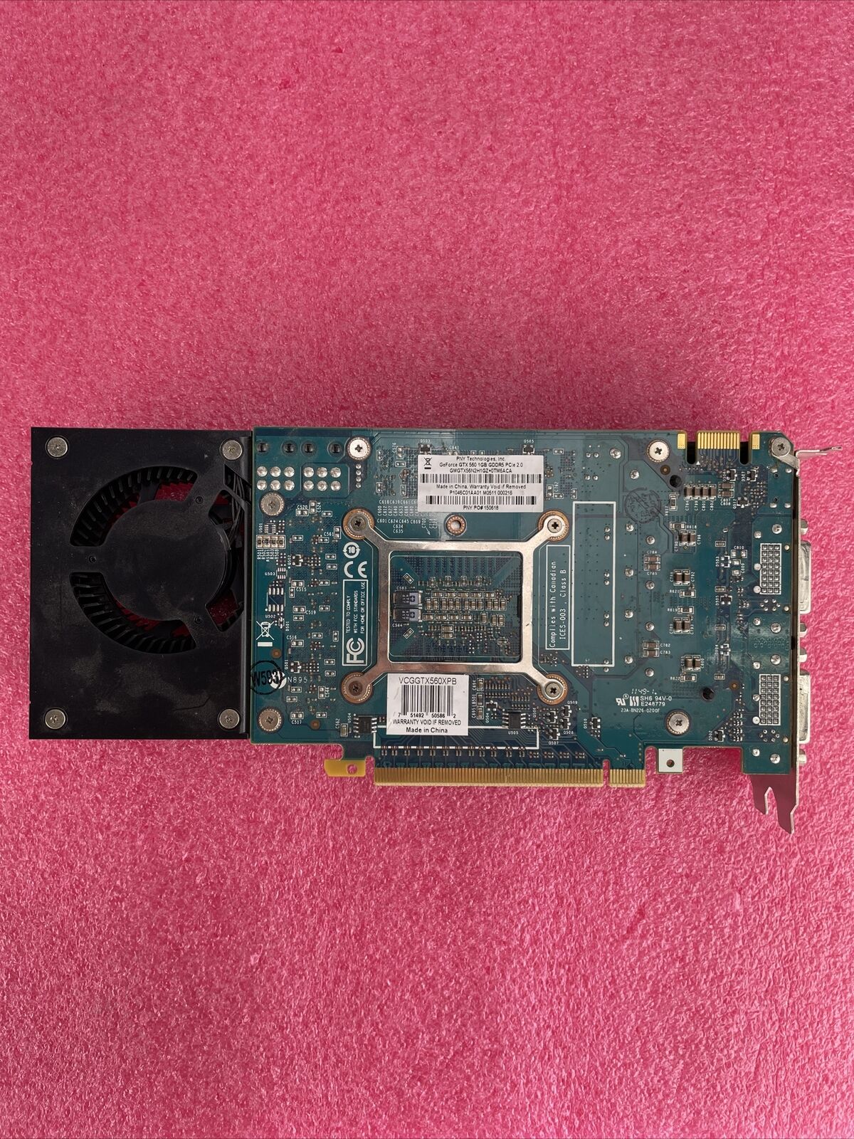 PNY Nvidia GeForce GTX 550 1GB GDDR5 PCIe Graphics Card Enthusiast ED