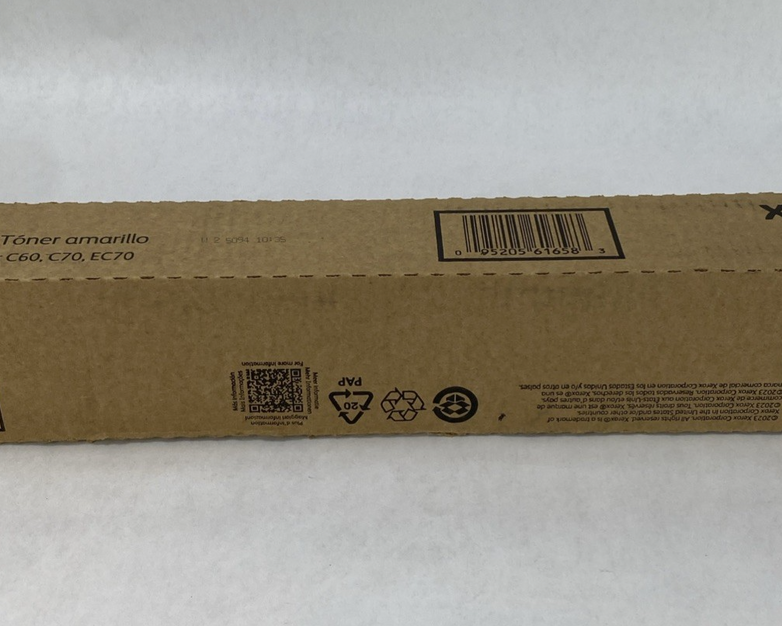 Xerox 006R01658 Yellow Toner Cartridge for Xerox Color C60 C70 EC70