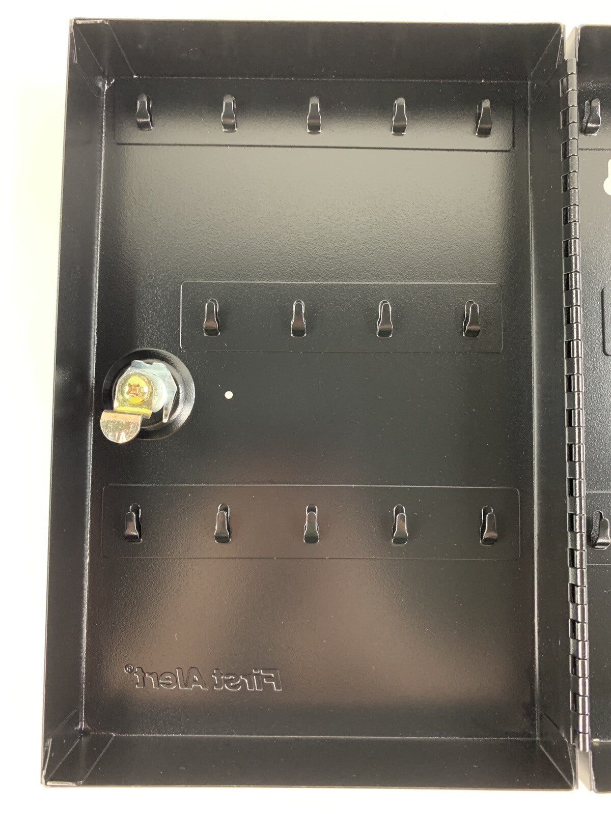 First Alert 3060F Steel Key Storage Cabinet 28 Keys Wall Secured Home
