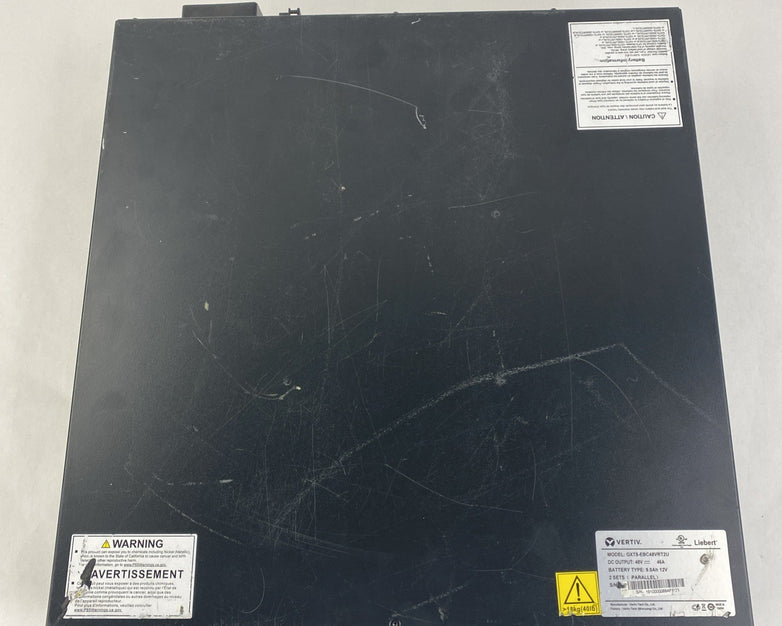 Vertiv Liebert GXT5-EBC48VRT2U GXT5 Tested No Batteries - No Rack Ears No Bezel