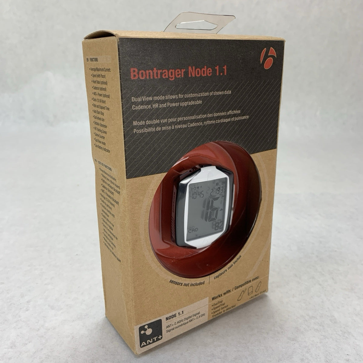 Bontrager Node 1.1 425305 Wireless ANT Plus 2.4GHz Digital Bicycle Computer0